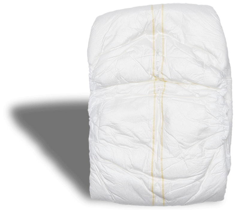 PPE dipa – white adult disposable diaper